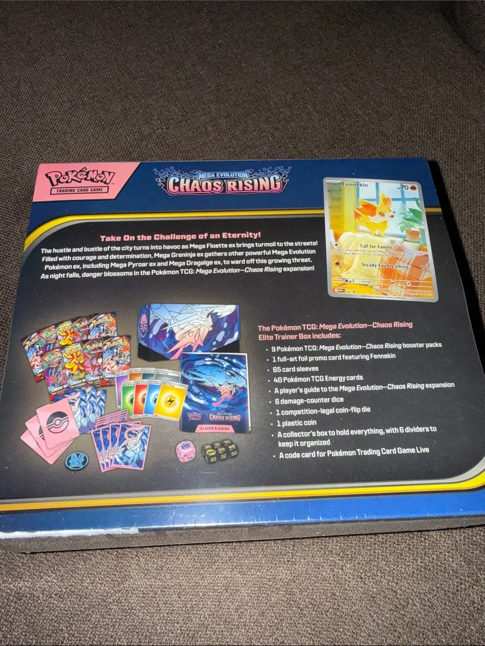 Pokemon TCG Chaos Rising ETB Elite Trainer Box Sealed new